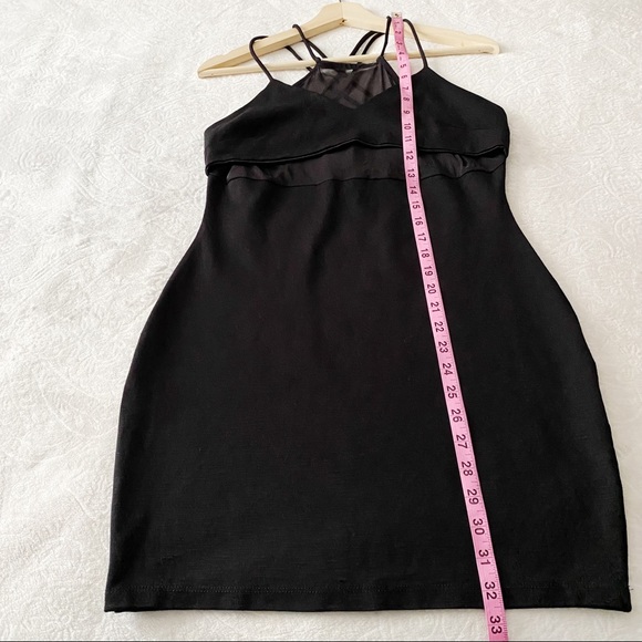 Fashion Nova Black Cut Out Chest Mini Dress - Picture 3 of 11